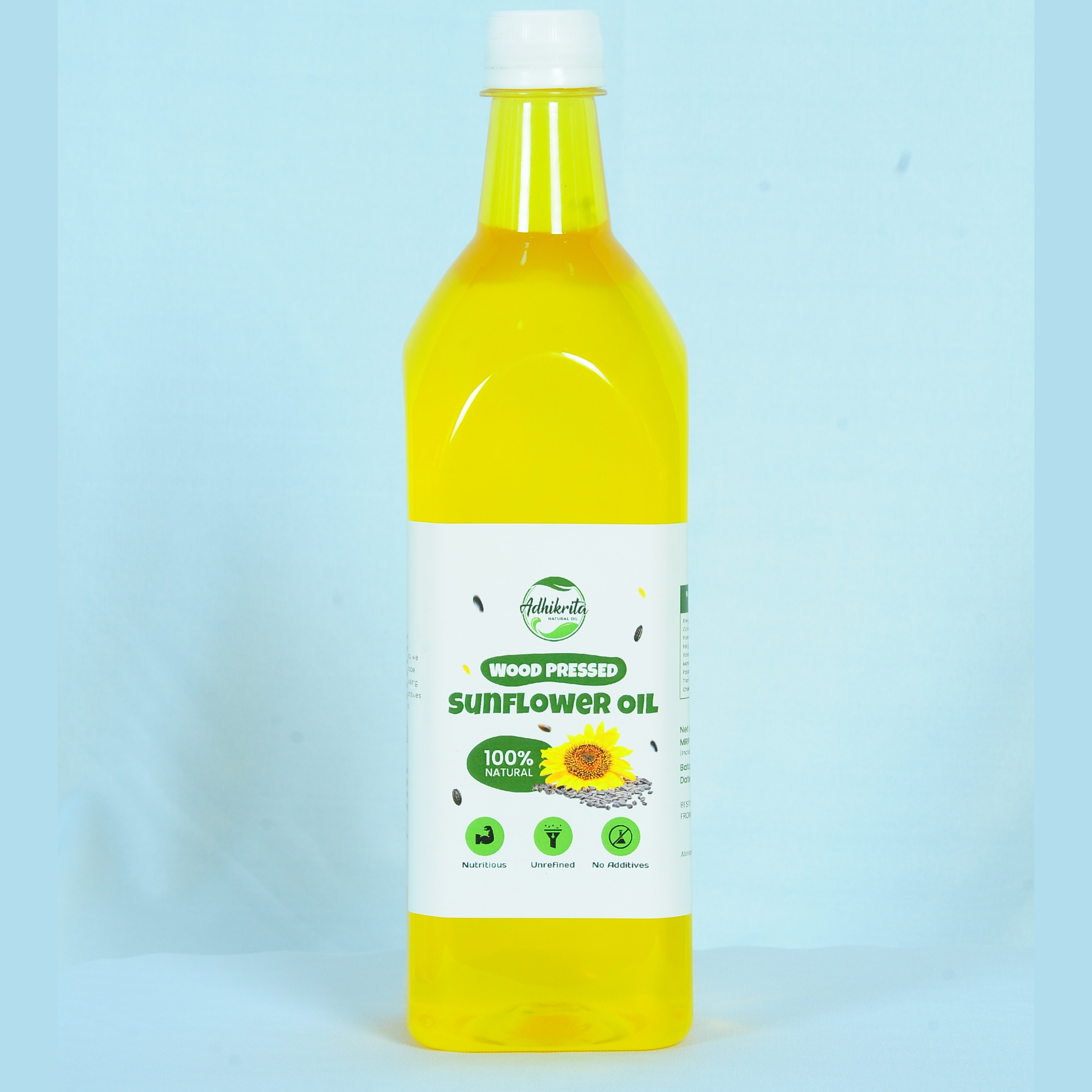 Cold Pressed Hulled Sunflower Seed Oil